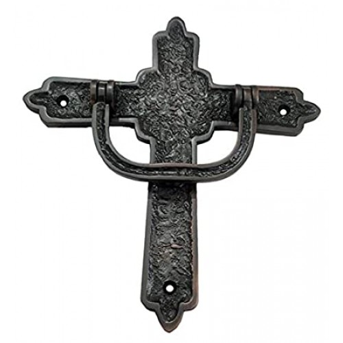 "Cross" Brass Door Knocker